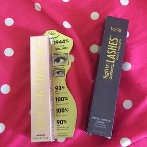 Too faced and tarte mascara